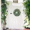 22 inch Artificial Summer Wreath for Front Door Evergreen Eucalyptus Decoration Wreath with Berries Home Party Indoor Outdoor All Season Decor